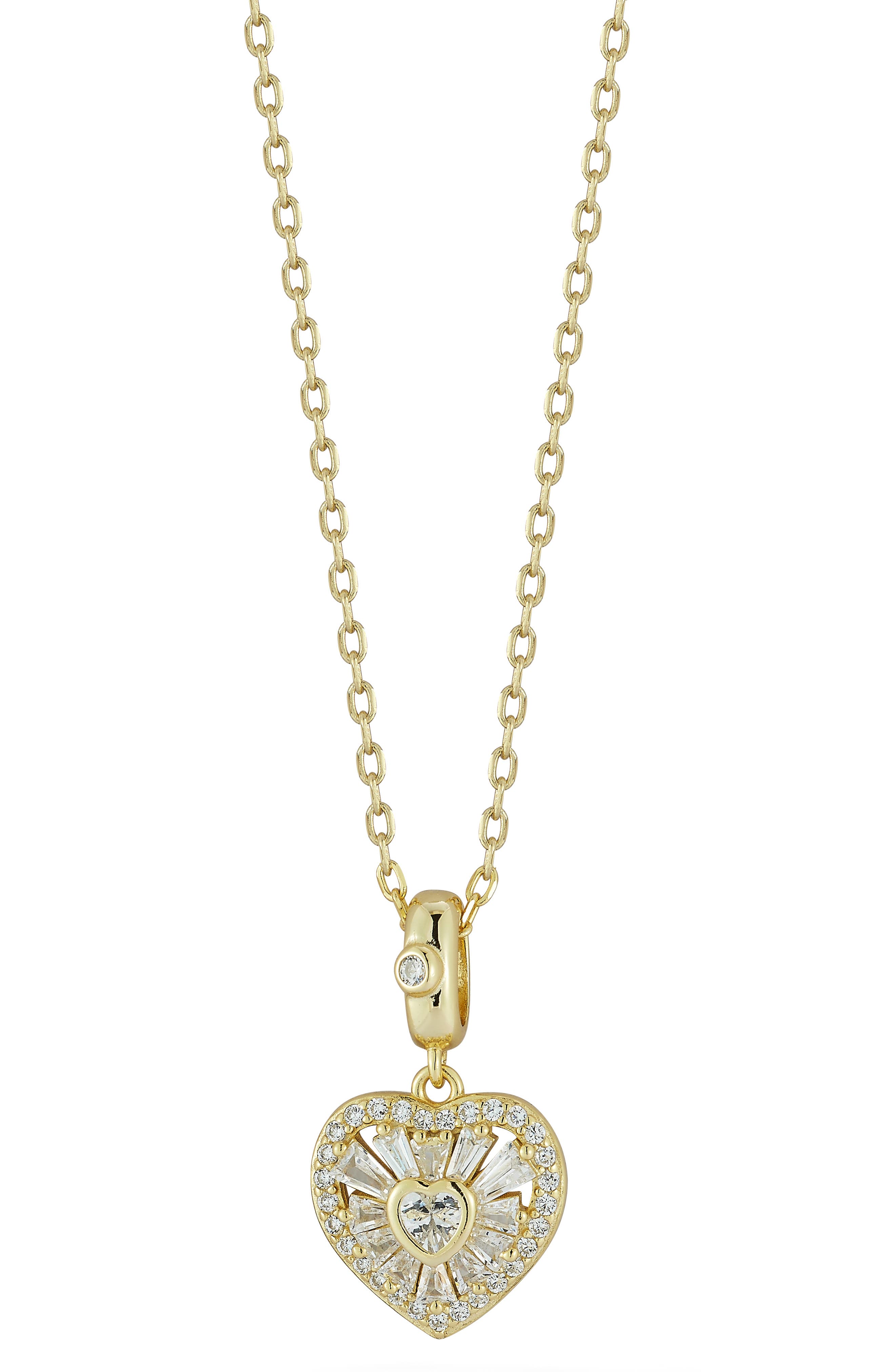 GLAZE JEWELRY Heart Cluster Pendant Necklace