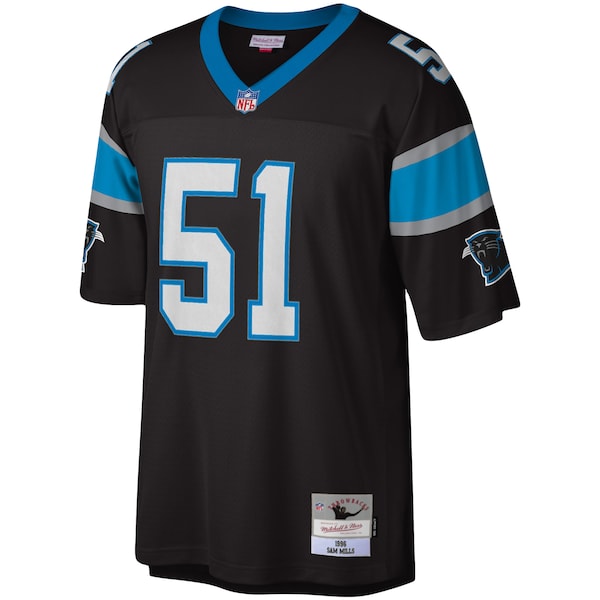 Sam Mills Carolina Panthers Legacy Replica Jersey - Black