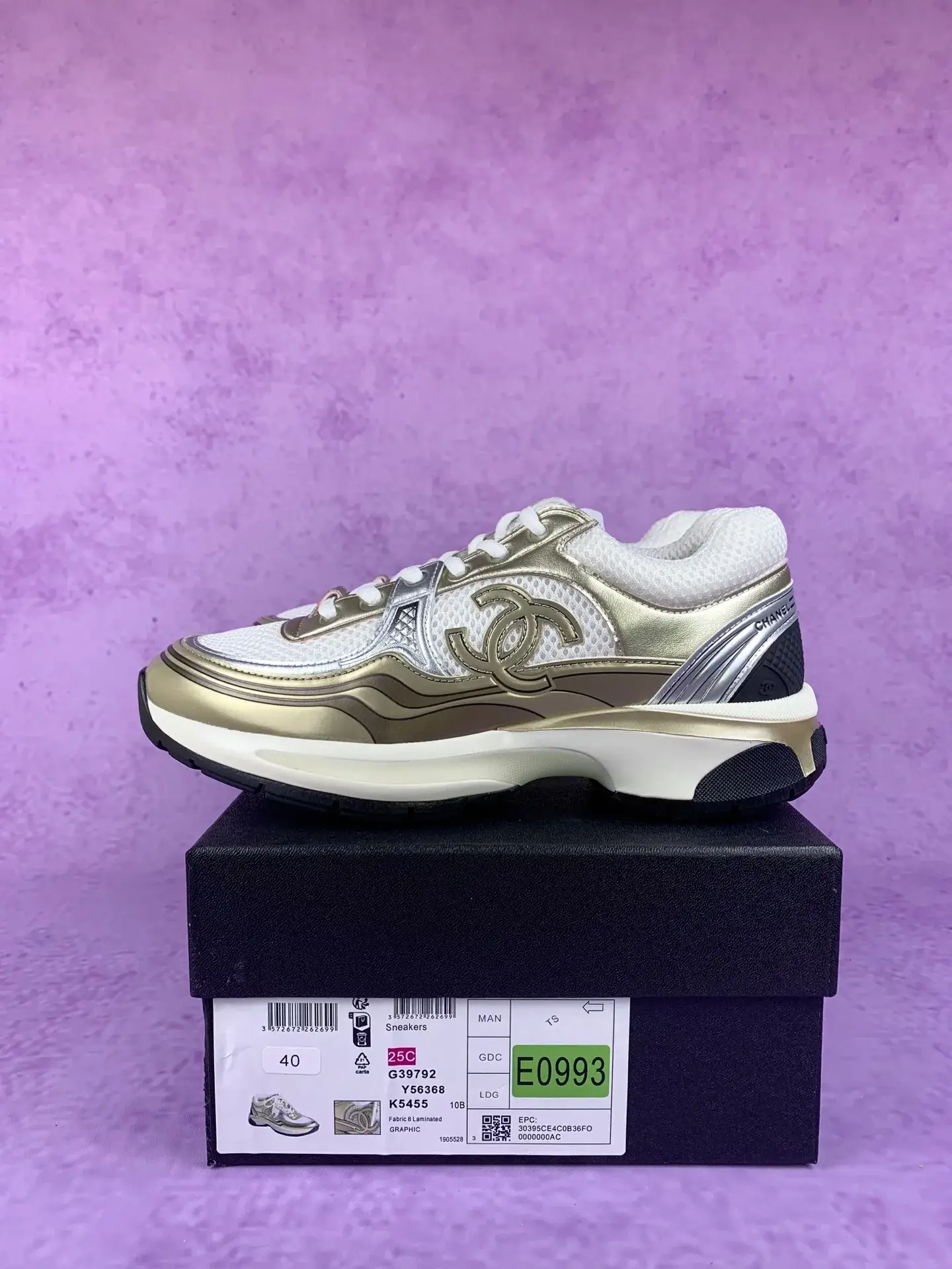 CHANEL Sneakers Fabric & Laminated product photo from LabelPicks
