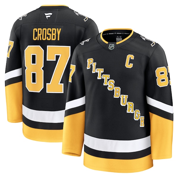 Sidney Crosby Pittsburgh Penguins  Alternate Premium Jersey - Black/White