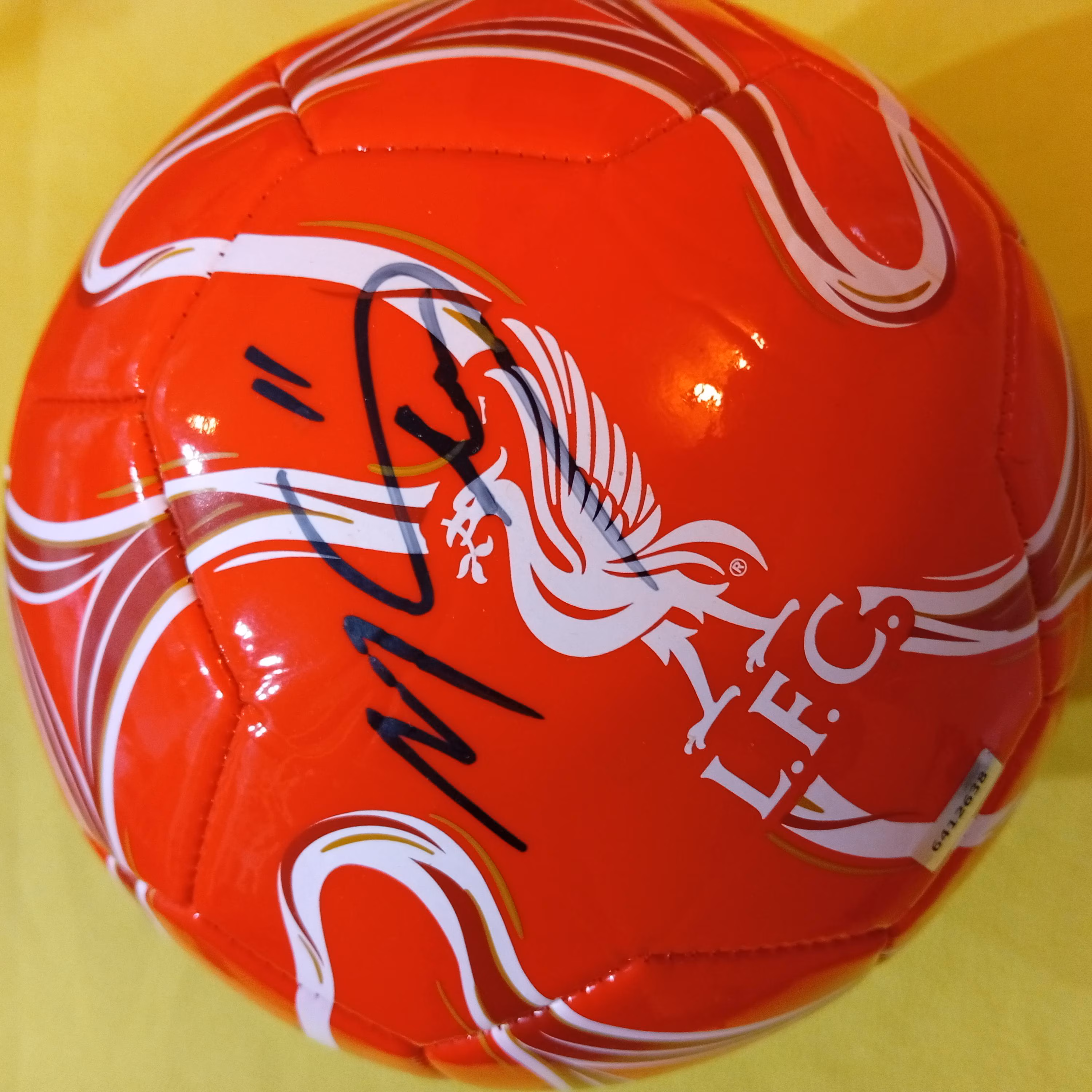 Mohamed Salah Signed Autographed Liverpool Ball With COA