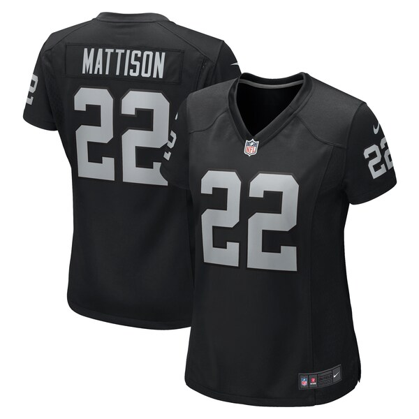 Alexander Mattison Las Vegas Raiders Nike Women's  Game Jersey -  Black