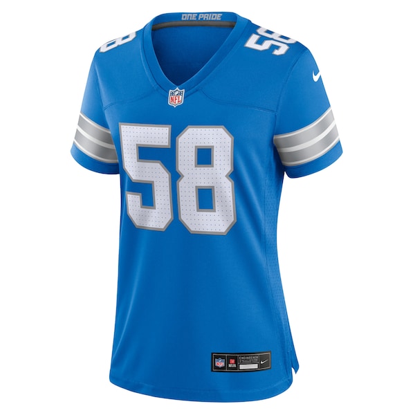 Penei Sewell Detroit Lions Nike Women's Game Jersey - Blue