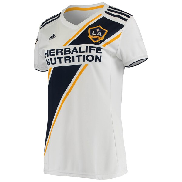 LA Galaxy adidas Women's 2018 Replica Home Jersey - White