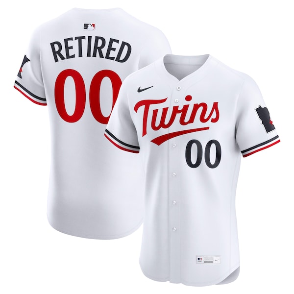 Minnesota Twins Nike  Home Elite Pick-A-Player Retired Roster Jersey - White
