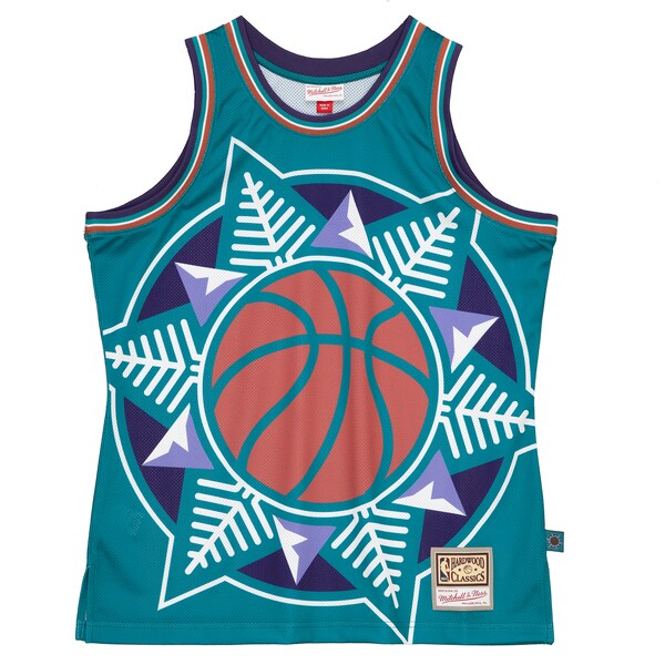 Utah Jazz Hardwood Classics Blown Out Fashion Jersey - Turquoise