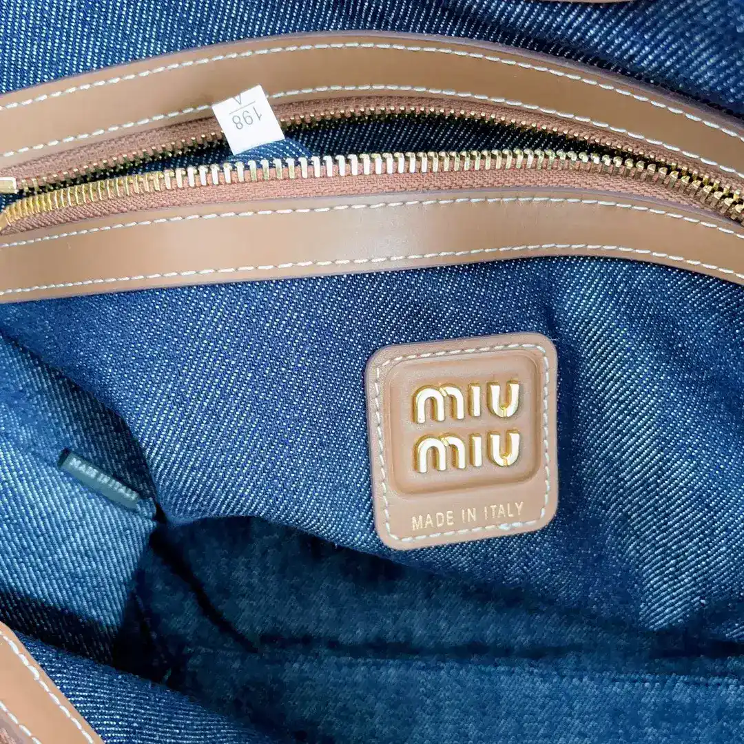 Miu Miu Suede Leather Tote Bag product photo from LabelPicks
