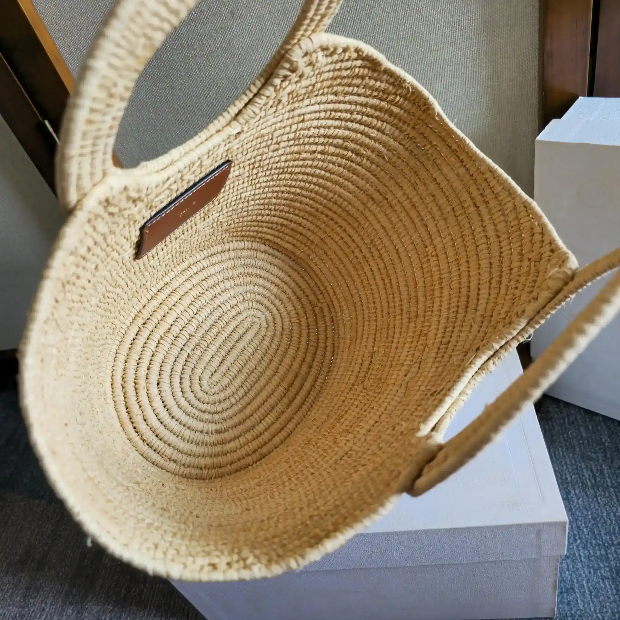 Celine Straw Woven Tote Bag product photo from LabelPicks