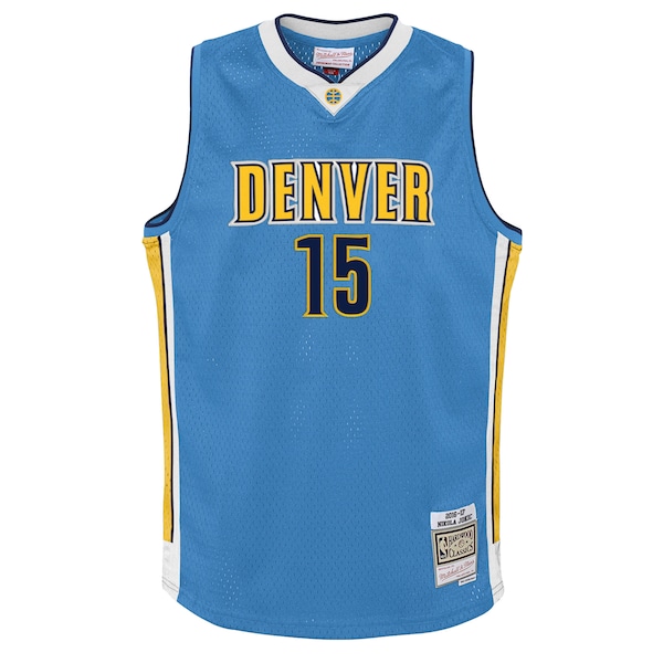 Nikola Jokic Denver Nuggets  Youth 2016/17 Hardwood Classics Swingman Jersey - Light Blue