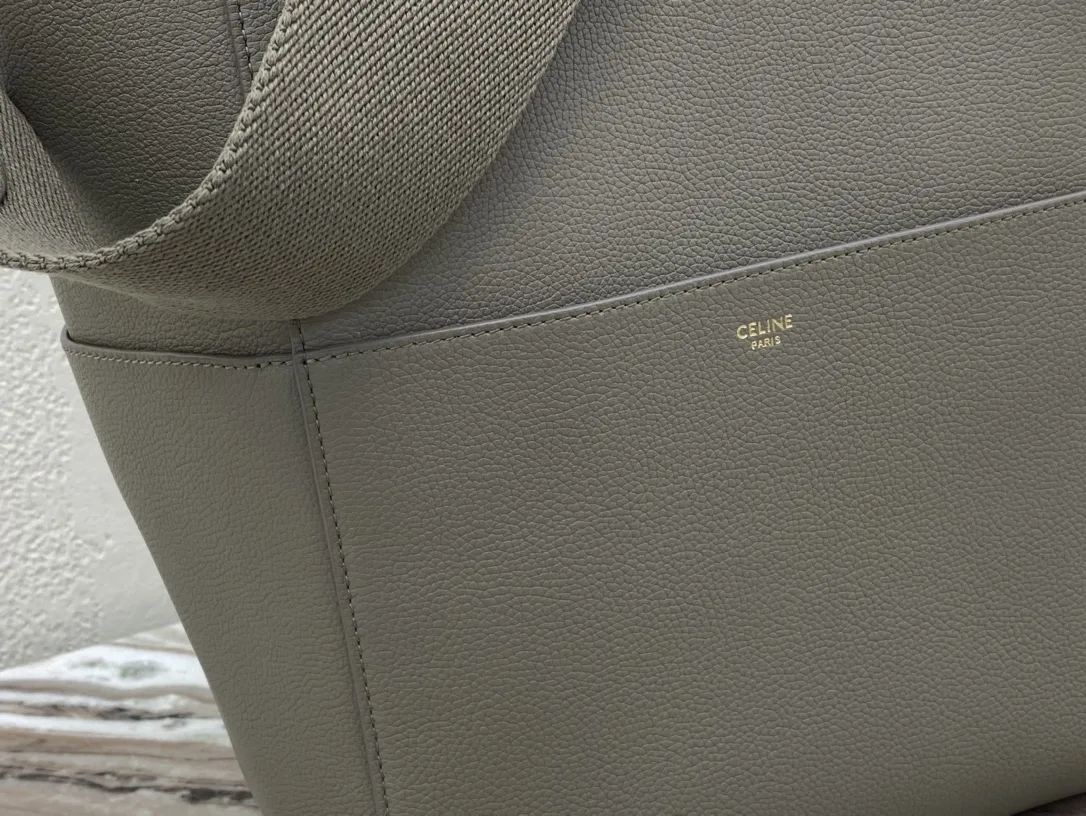 Celine Sangle Woven Leather Bucket Bag product photo from LabelPicks