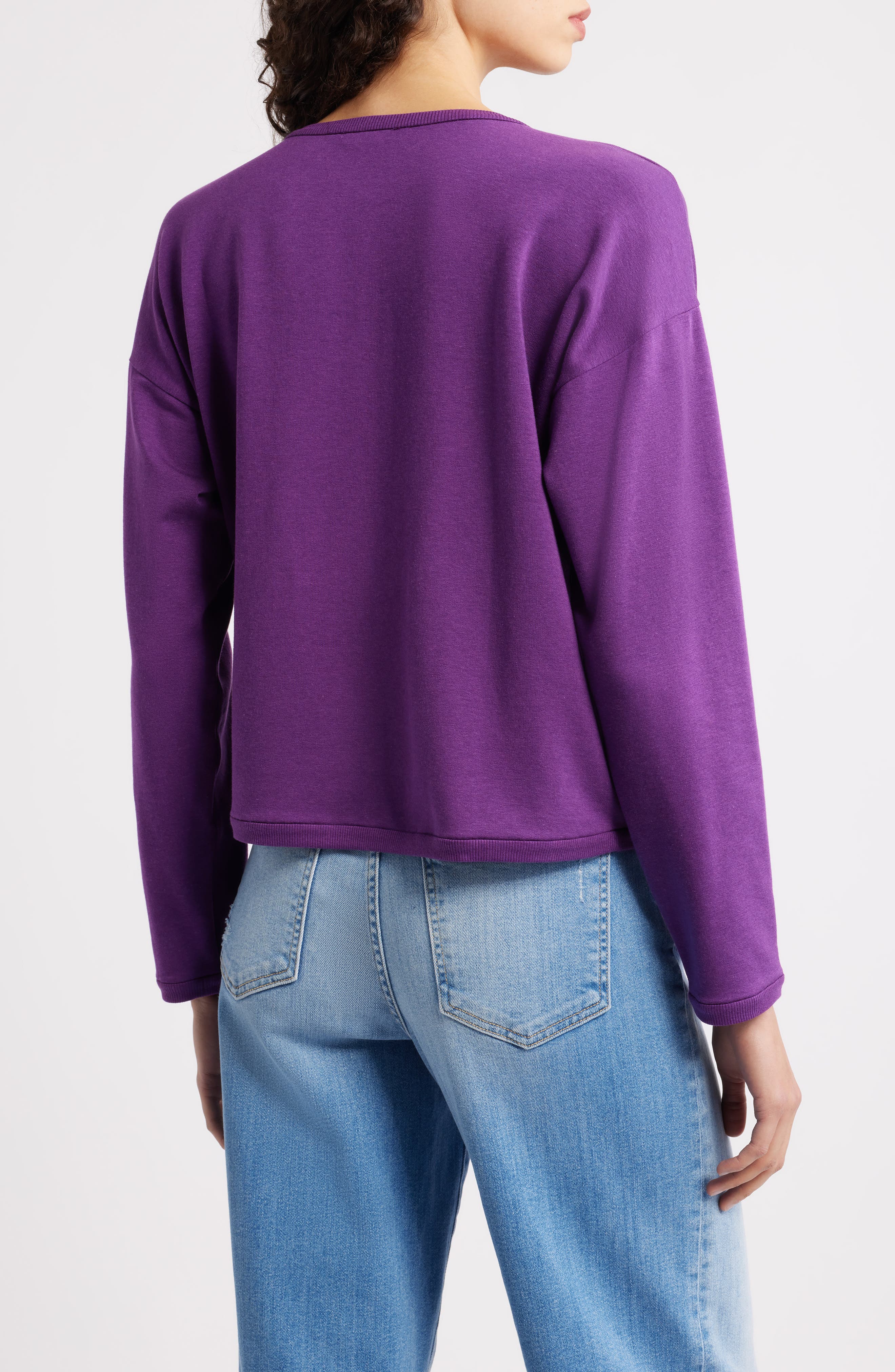 Eileen Fisher Boxy Terry Top