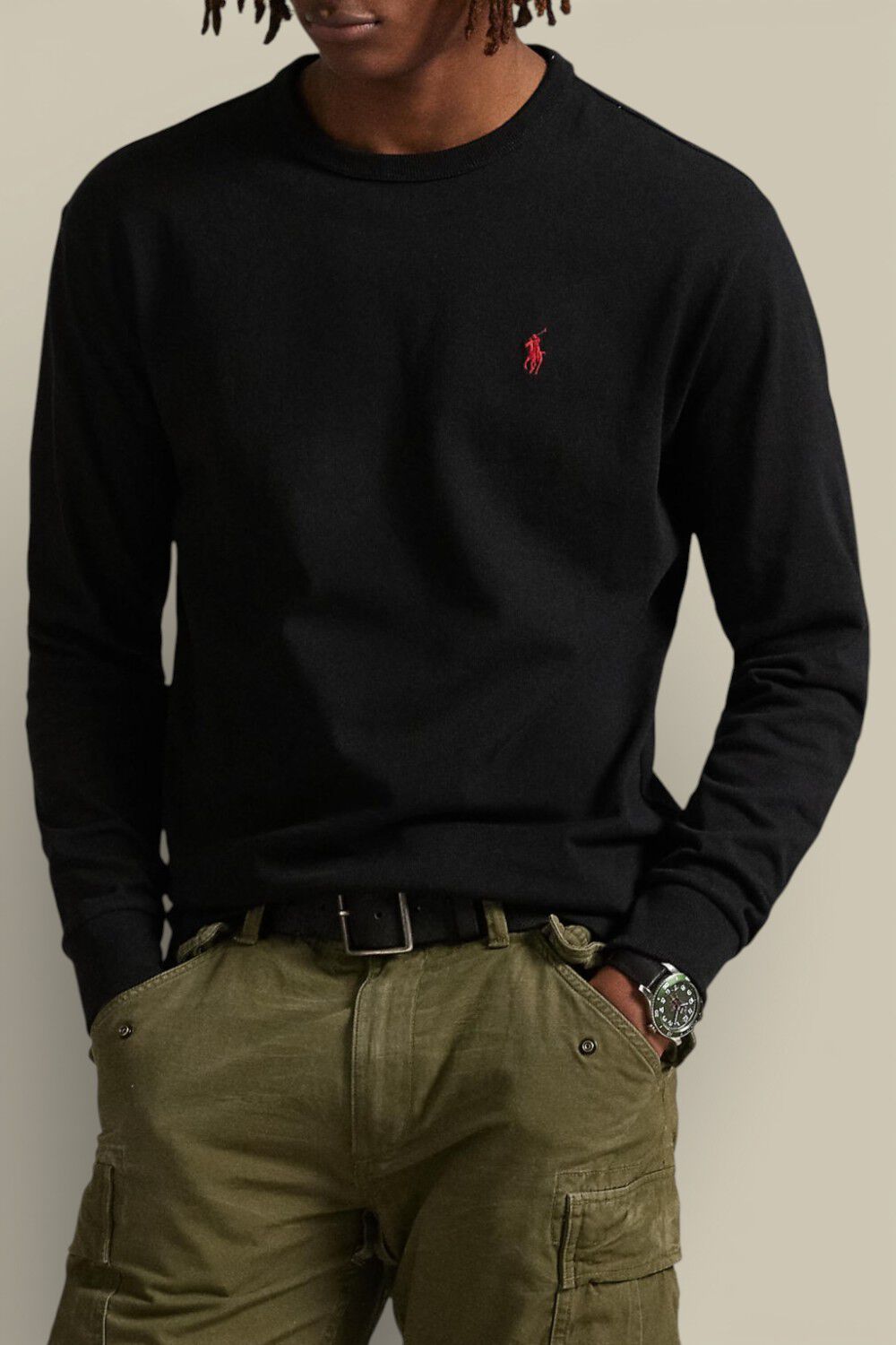 POLO RALPH LAUREN סווטשירט כותנה