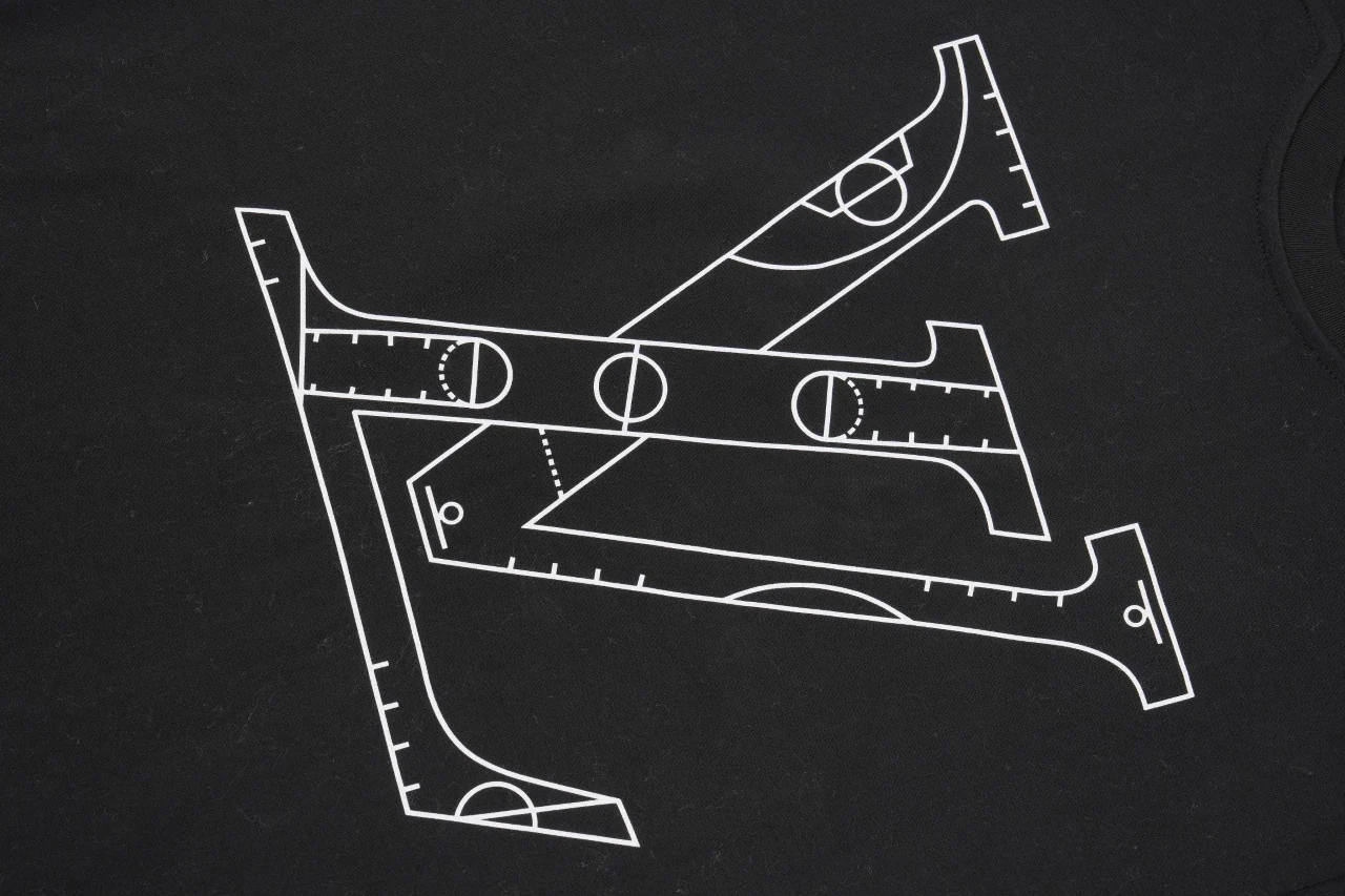 Louis Vuitton Black Basketball Playbook Graphic T-Shirt product photo from LabelPicks