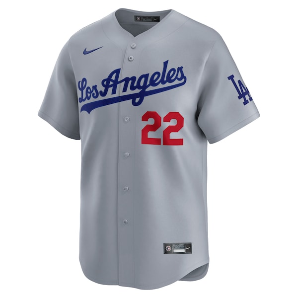 Clayton Kershaw Los Angeles Dodgers Nike Away Limited Player Jersey - Gray