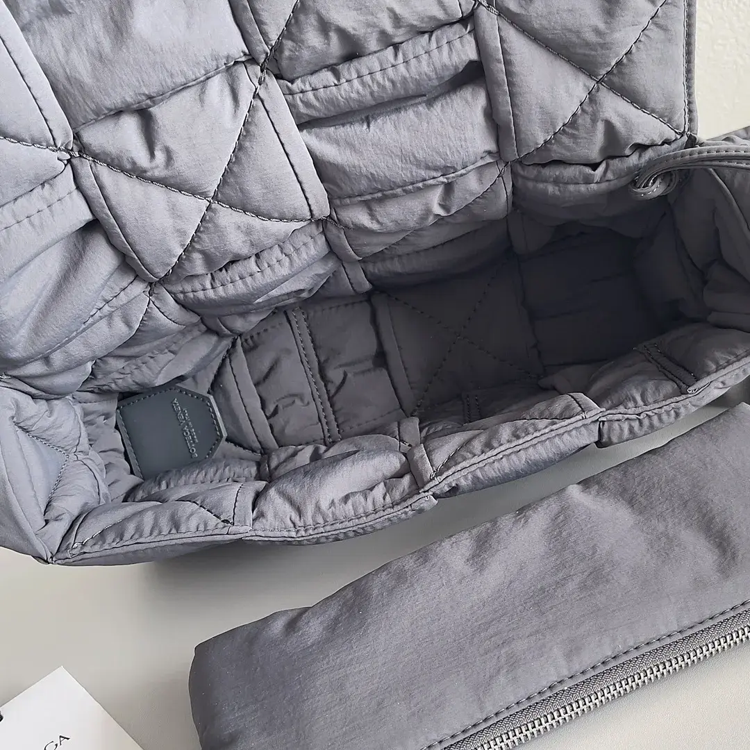 Bottega Veneta Grey Cassette Nylon Belt Bag product photo from LabelPicks