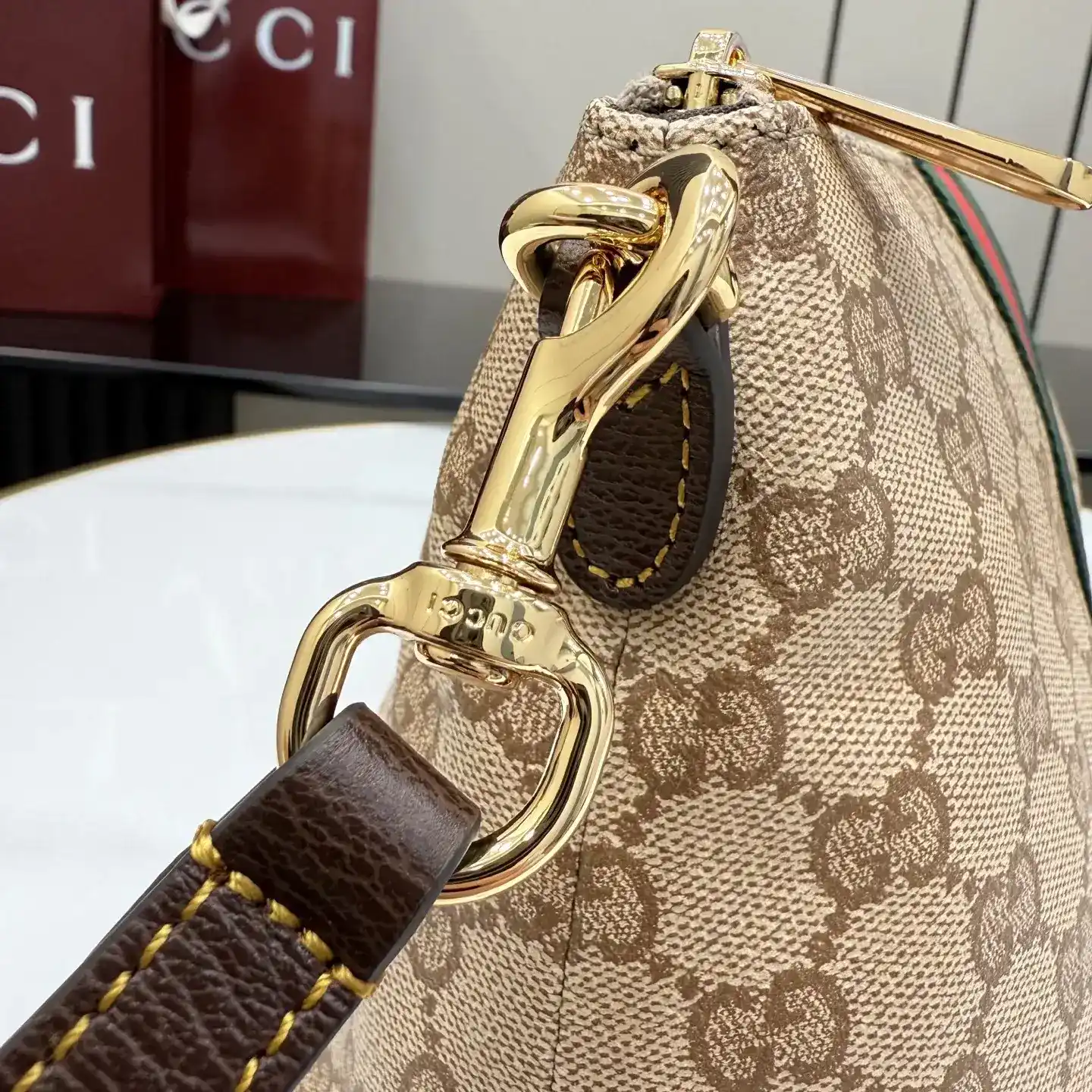 Gucci Generation Beige Canvas and Leather Clutch product photo from LabelPicks