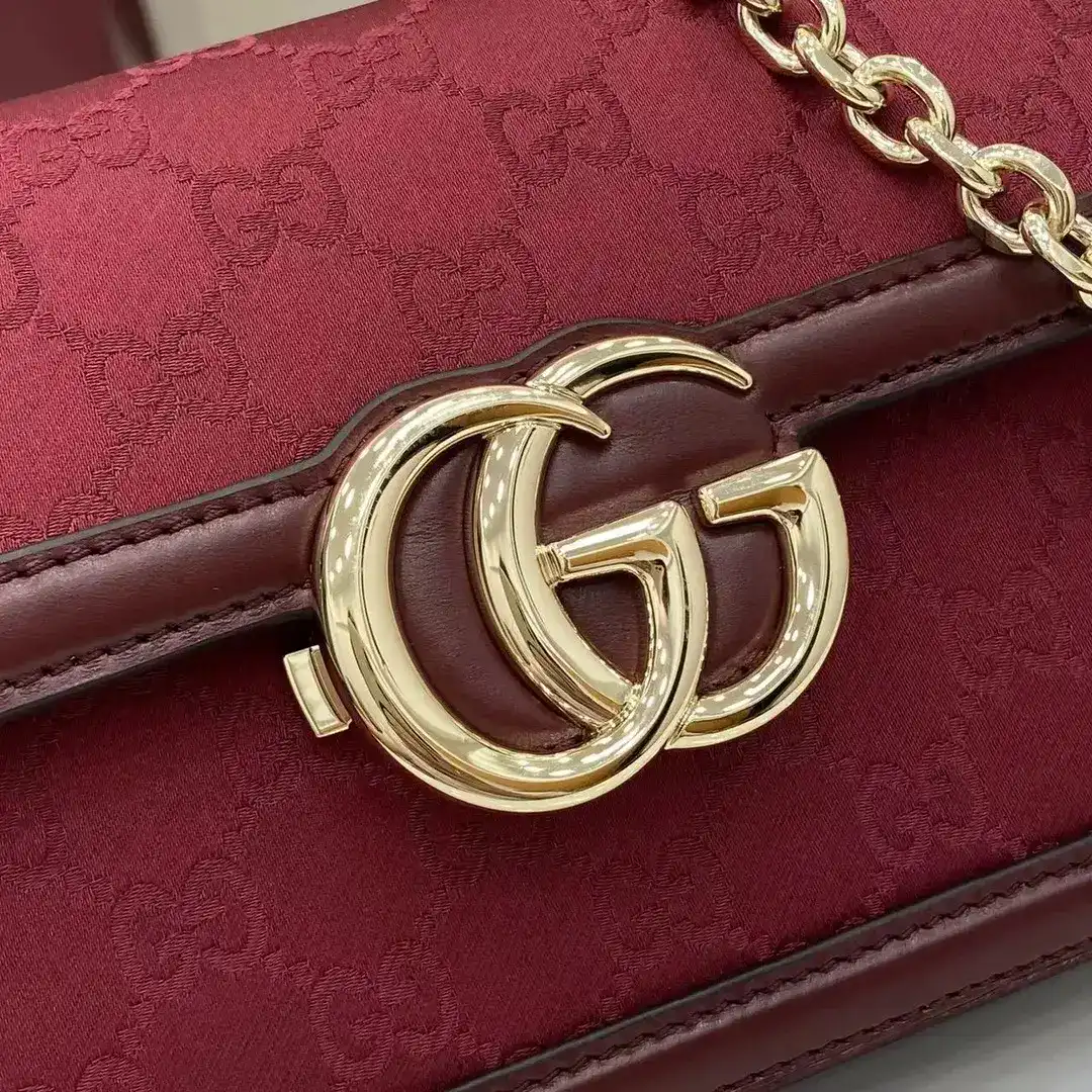 Gucci Red Monogram Canvas Crossbody Bag product photo from LabelPicks