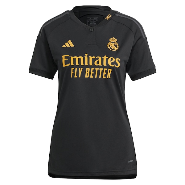 Aurélien Tchouaméni Los Merengues adidas Women's 2023/24 Third Replica Player Jersey - Black