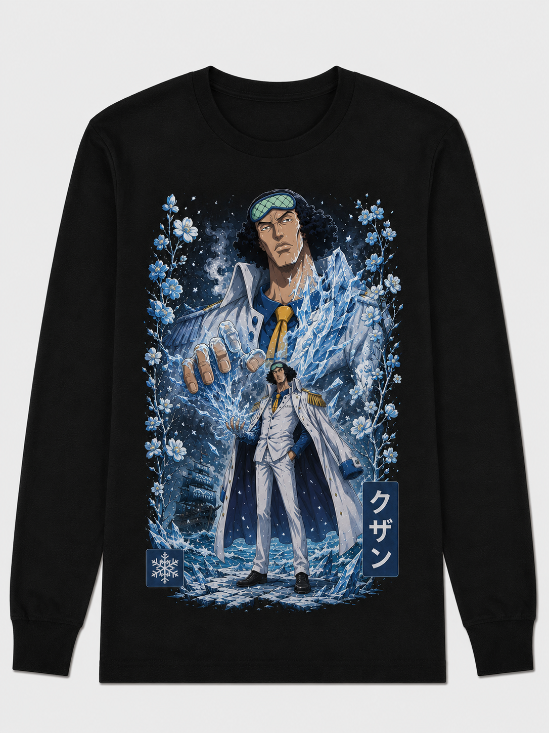 Remera Anime Kuzan One Piece Manga Corta