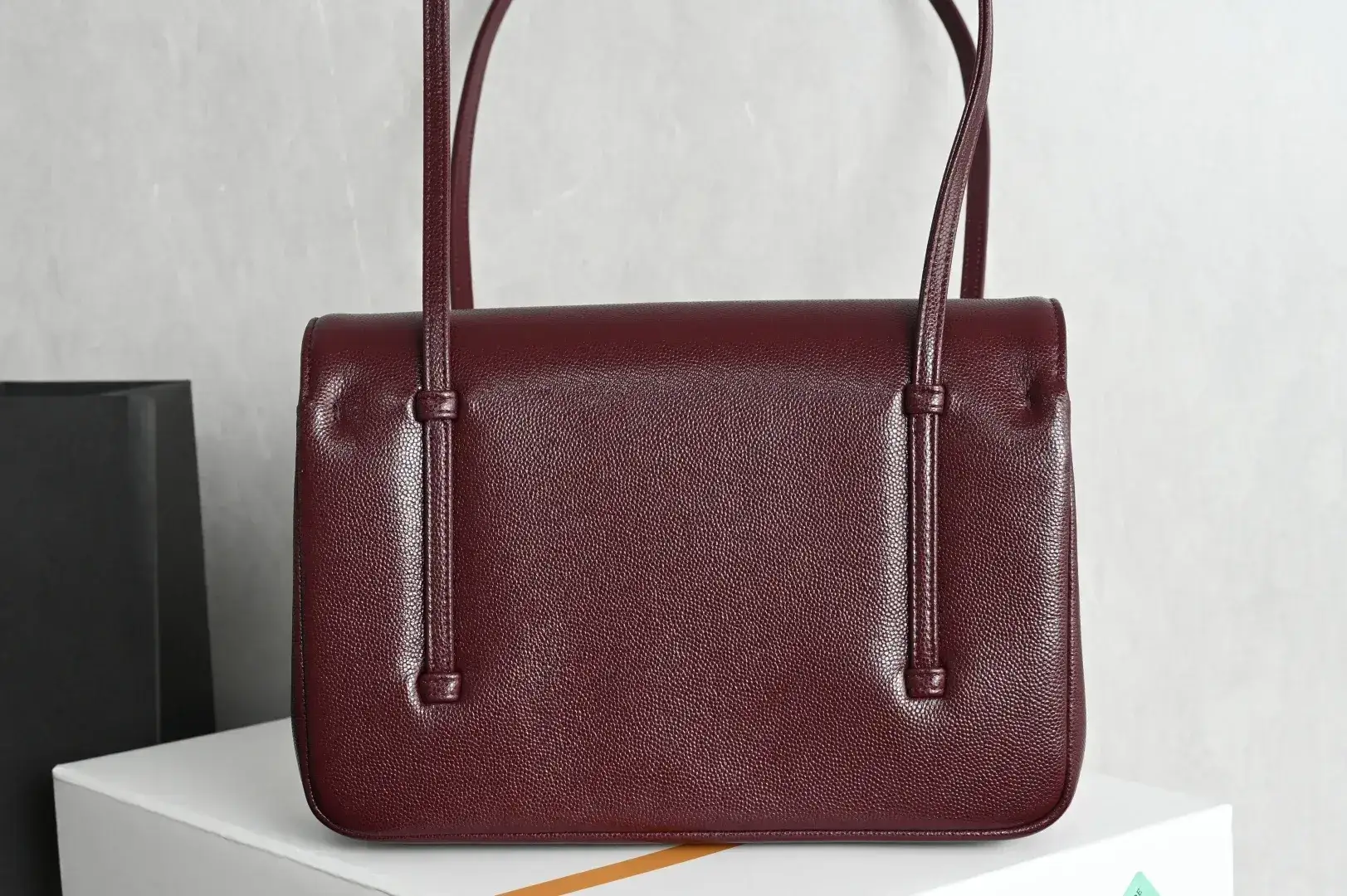 Chanel Burgundy Calfskin Shoulder Bag product photo from LabelPicks