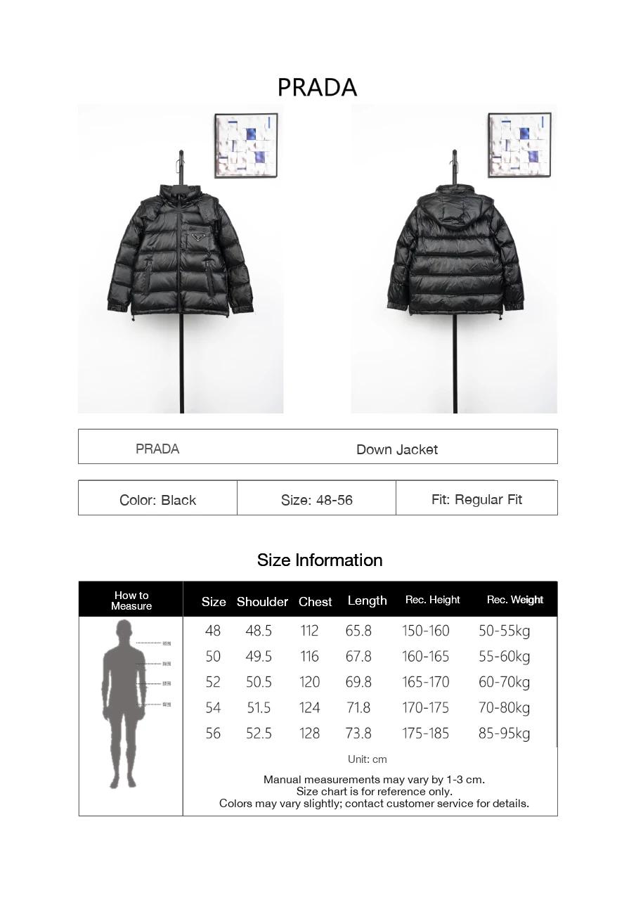 Prada Black Hooded Triangle Logo Down Jacket product photo from LabelPicks