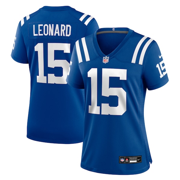 Riley Leonard Indianapolis Colts Nike Women's Team Game Jersey -  Royal