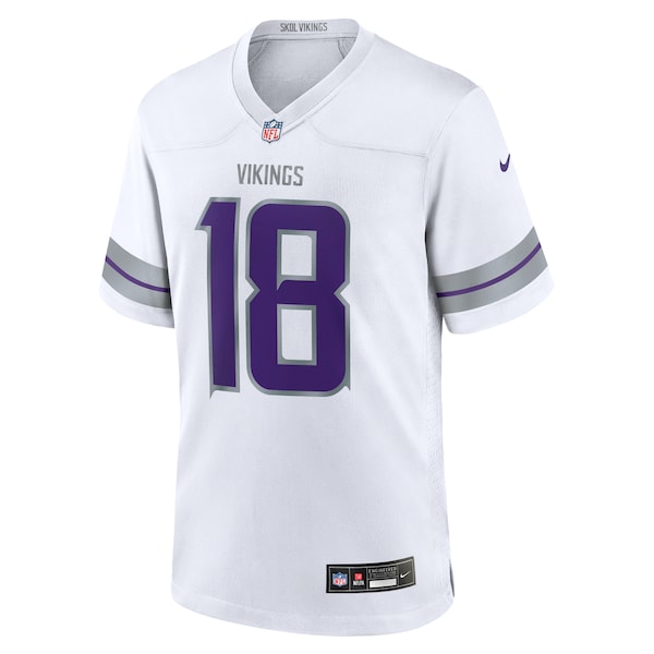 Justin Jefferson Minnesota Vikings Nike Alternate Game Player Jersey - White