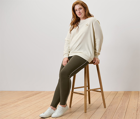 Sweatshirt mit Stickerei