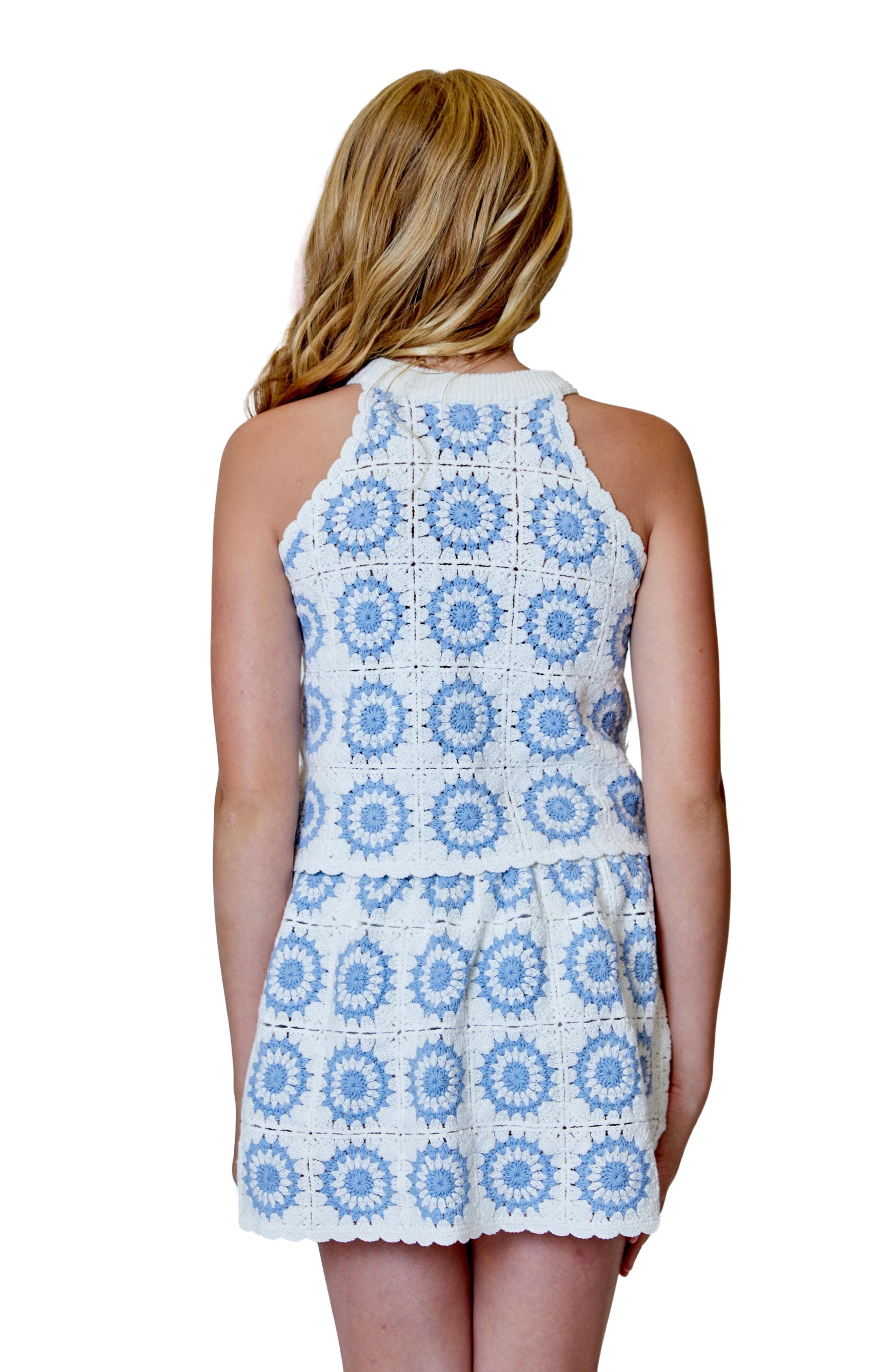 Design History Kids' Knit Tank Top & Skirt Set