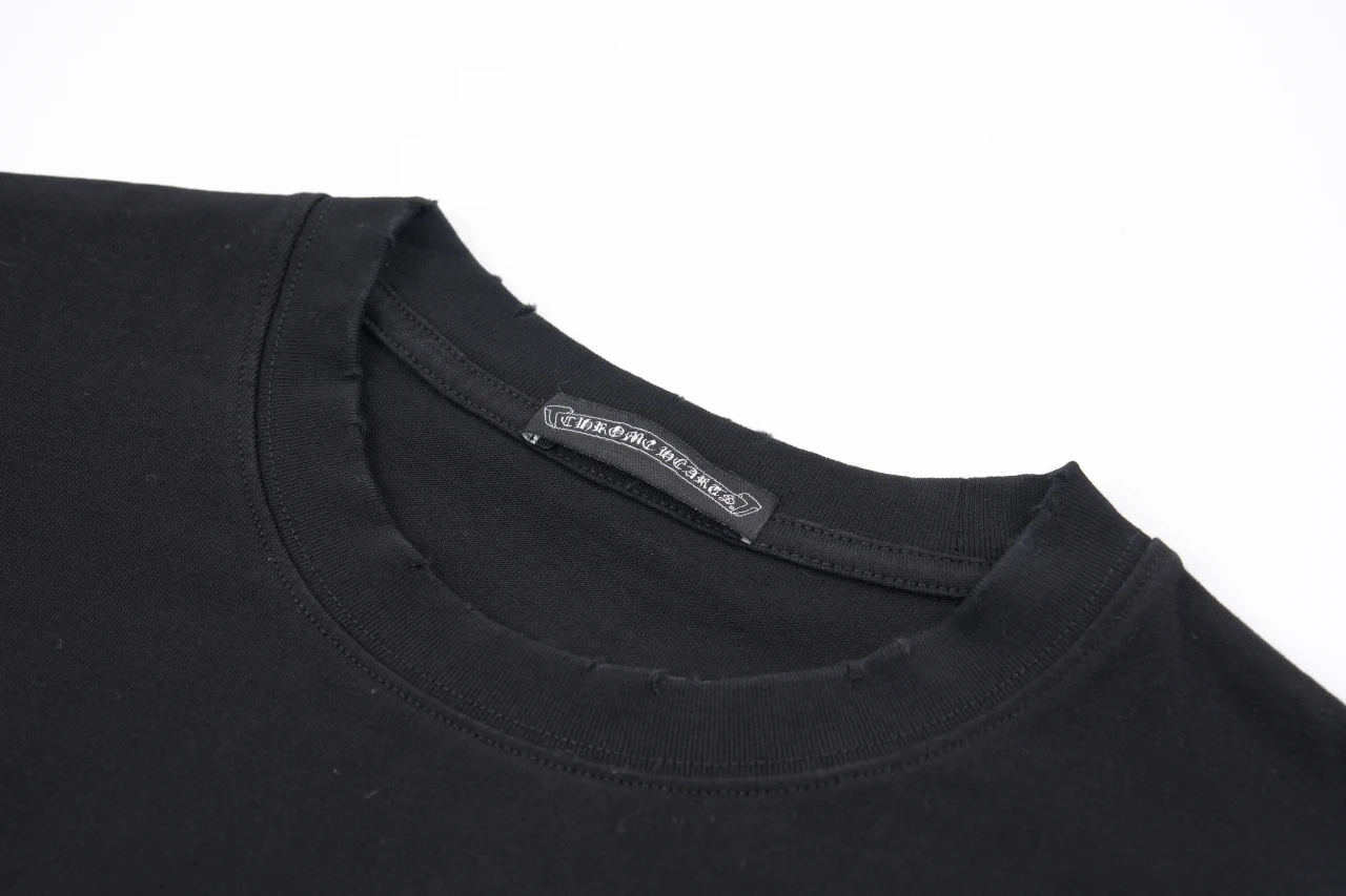 Chrome Hearts Black Embroidered Applique Crewneck T-Shirt product photo from LabelPicks