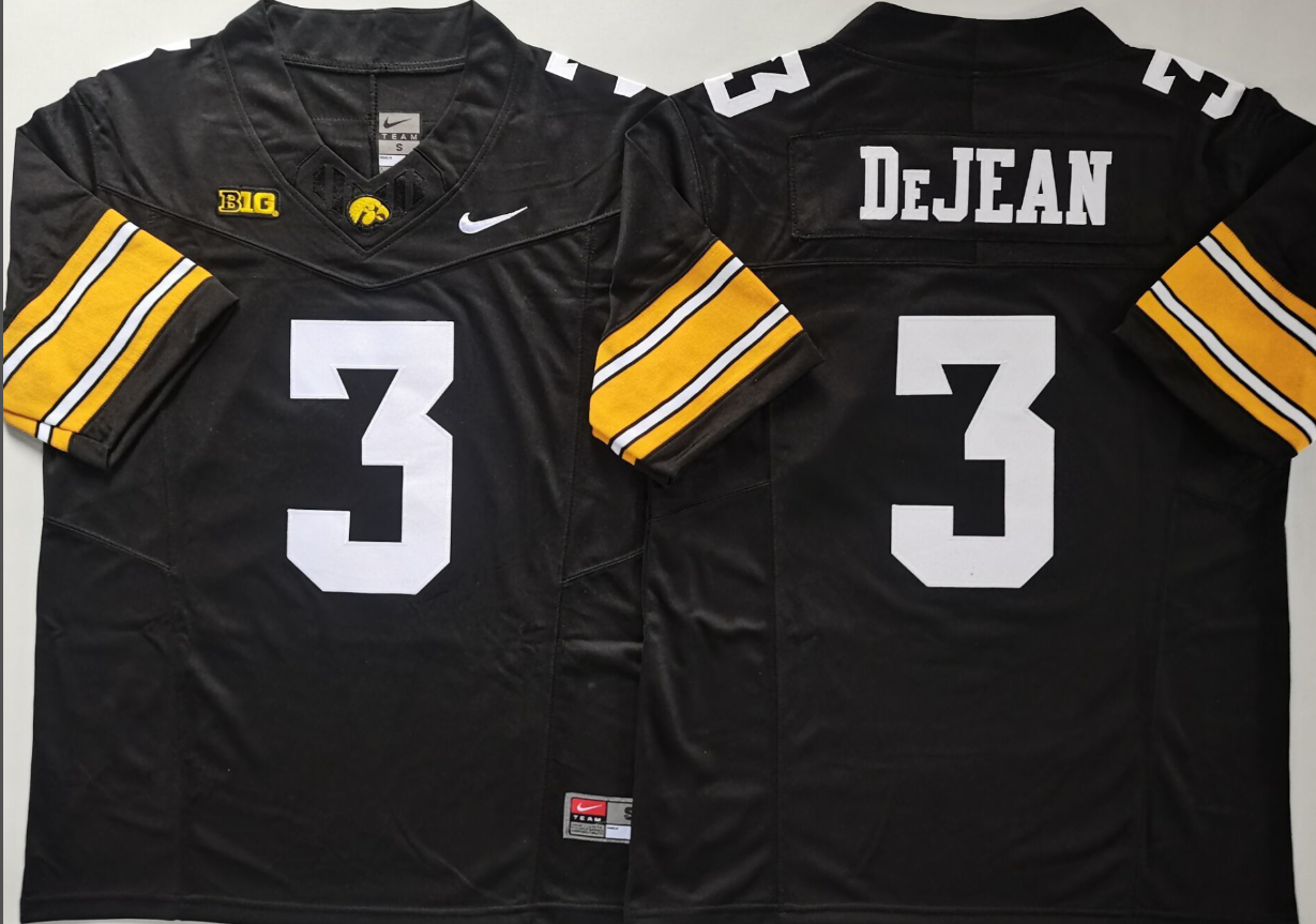 Cooper DeJean NCAA Iowa Hawkeyes Nike Vapor Limited Jersey
