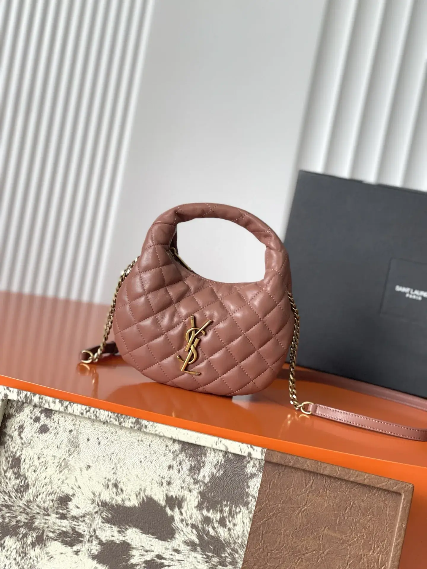 Saint Laurent Quilted Leather Hobo Bag product photo from LabelPicks