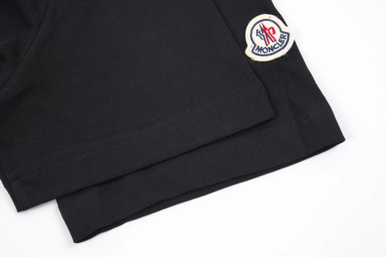 Moncler Black MonDuck Embroidered T-Shirt product photo from LabelPicks