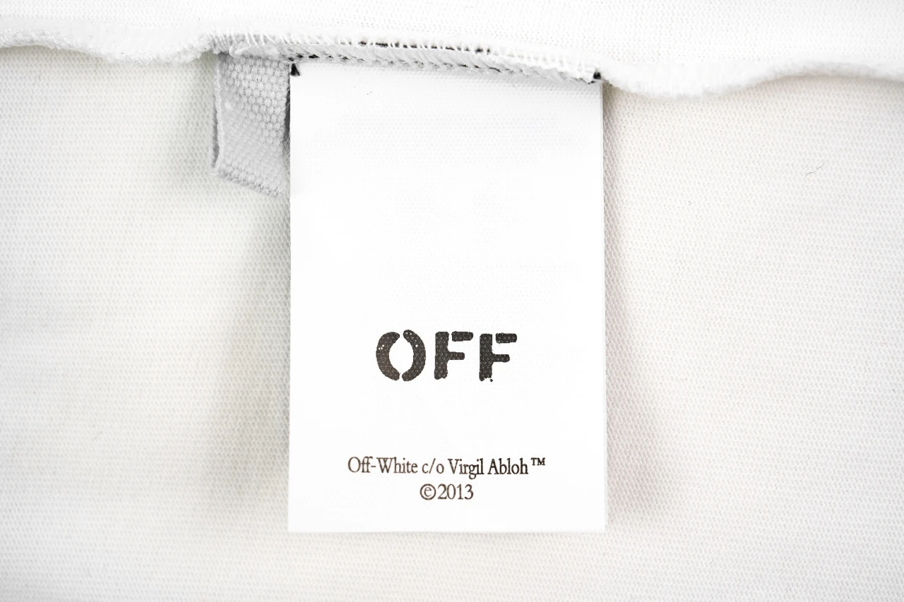 Off-White White Black Scribble Arrow Embroidered T-Shirt product photo from LabelPicks