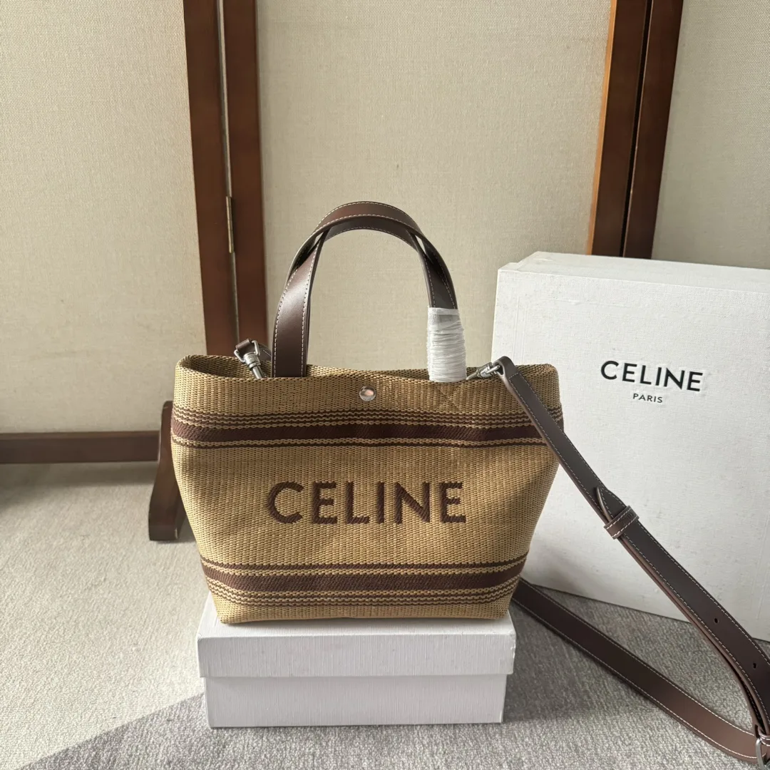 Celine Straw Woven Tote Bag product photo from LabelPicks