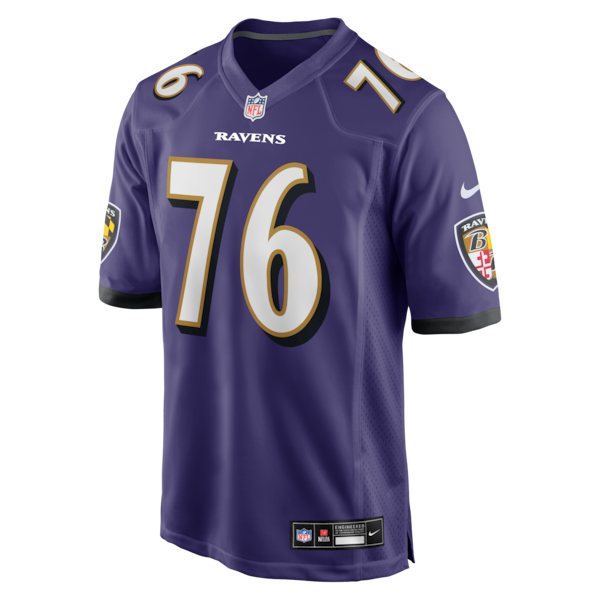 Kenyon Green Baltimore Ravens Nike Team Game Jersey -  Purple