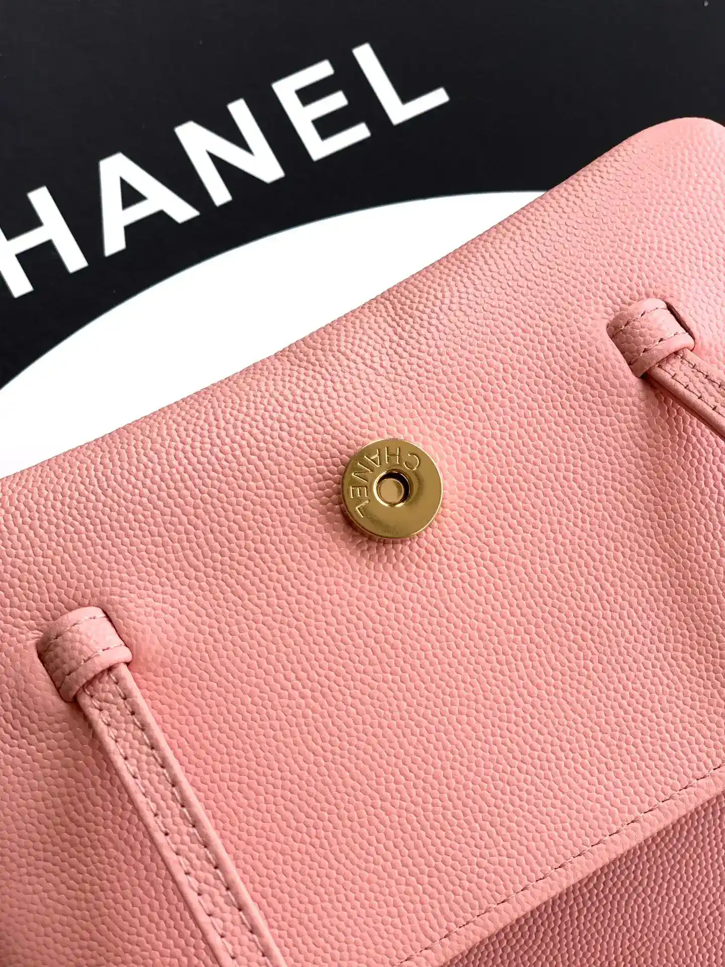 Chanel Pink Calfskin Shoulder Bag product photo from LabelPicks