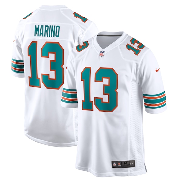 Dan Marino Miami Dolphins Nike Retired Player Jersey - White/Aqua