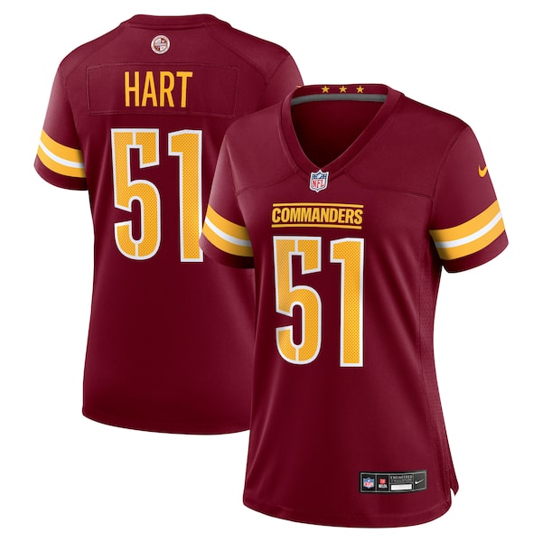Bobby Hart Washington Commanders Nike Women's  Game Jersey -  Burgundy