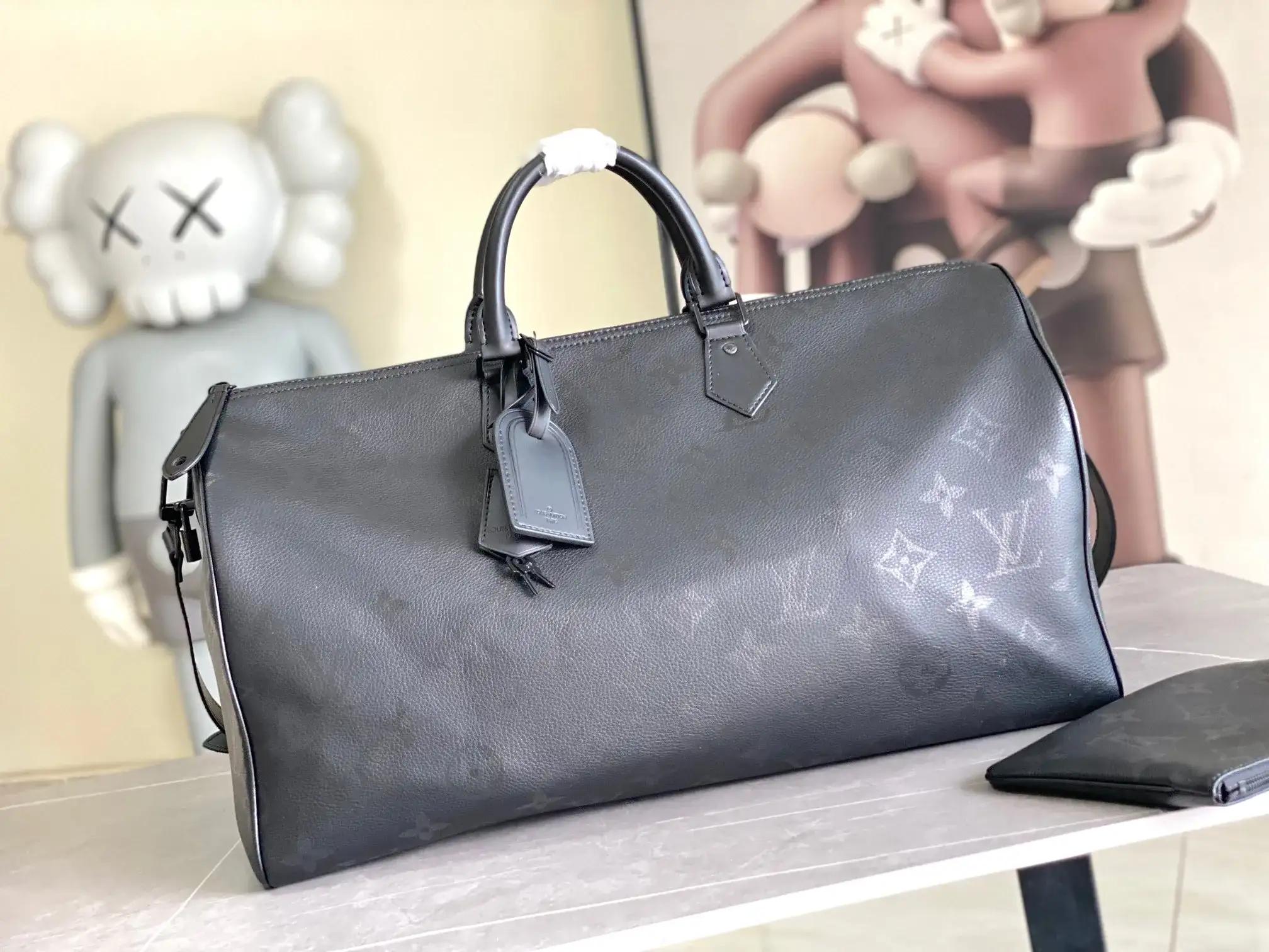 Louis Vuitton Black Speedy Lambskin Top Handle Bag product photo from LabelPicks