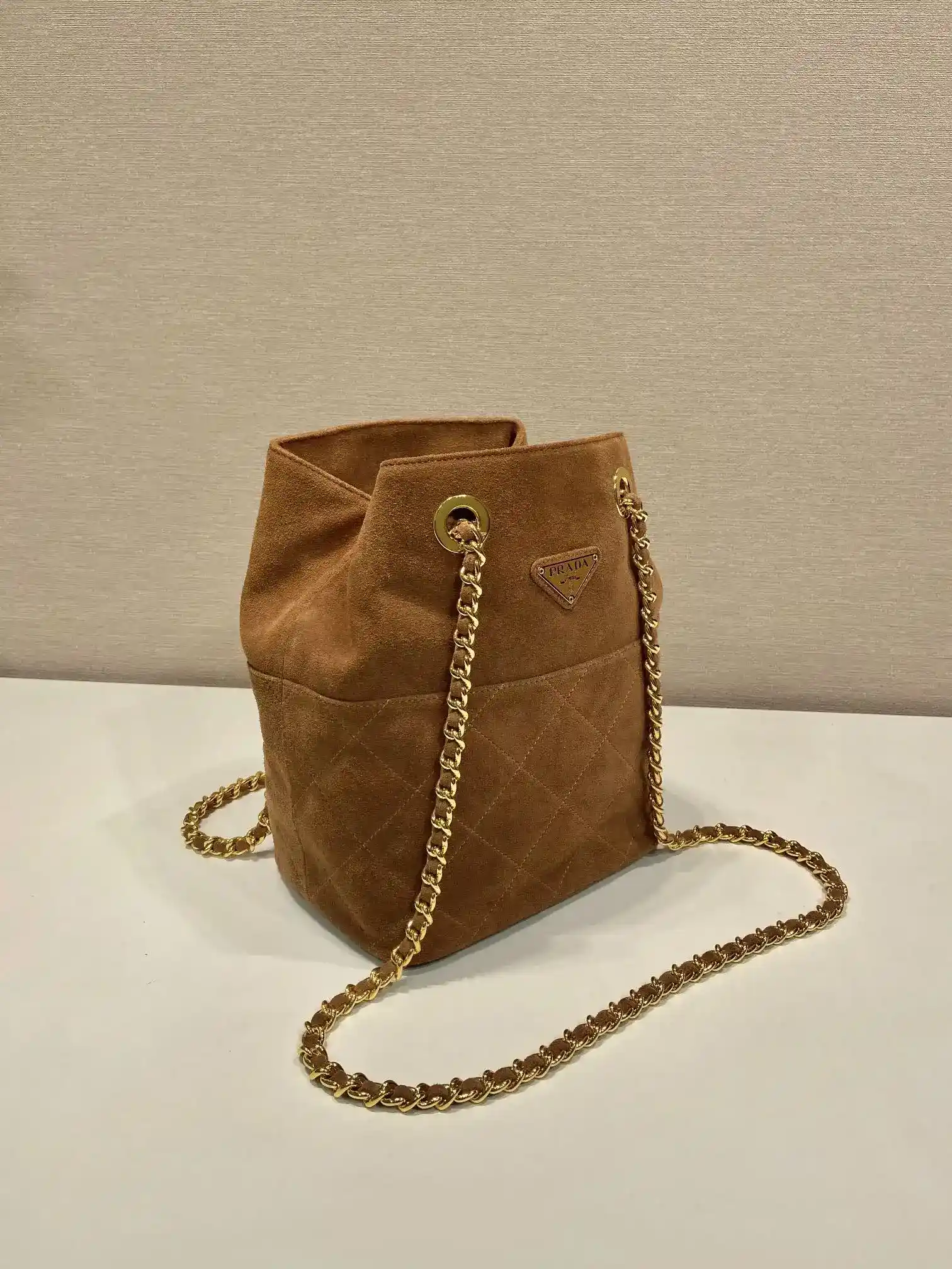 Prada Quilted Leather Bucket Bag product photo from LabelPicks