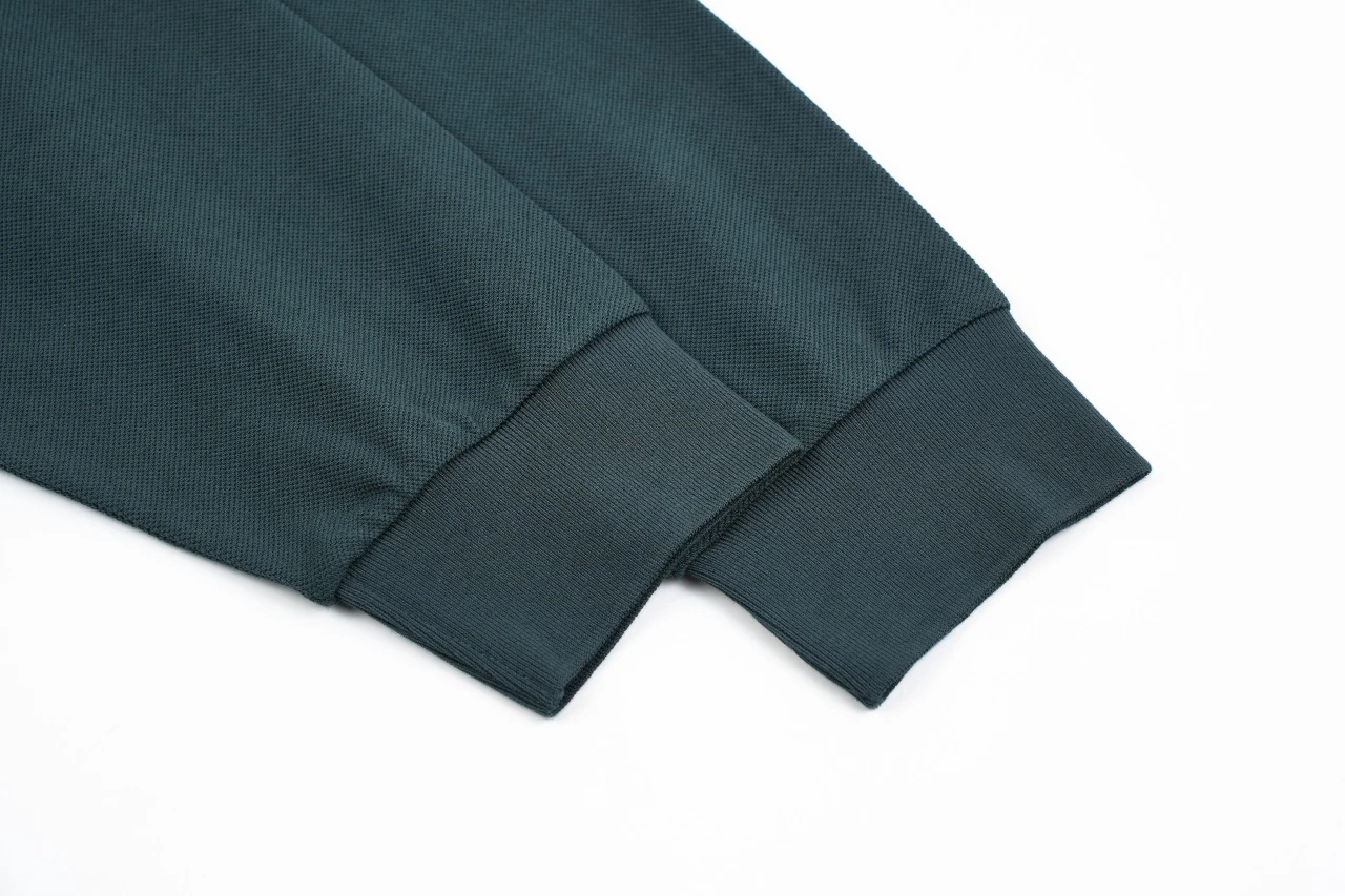 Miu Miu Dark Green Logo Long Sleeve Polo Shirt product photo from LabelPicks