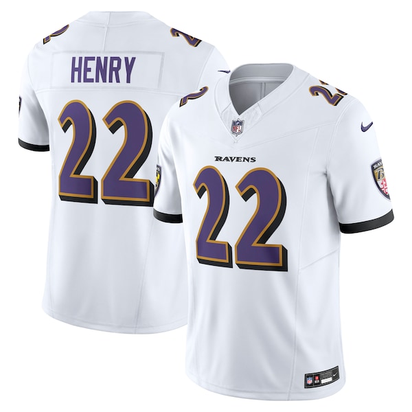 Derrick Henry Baltimore Ravens Nike Vapor F.U.S.E. Limited Jersey - White/Purple/Black