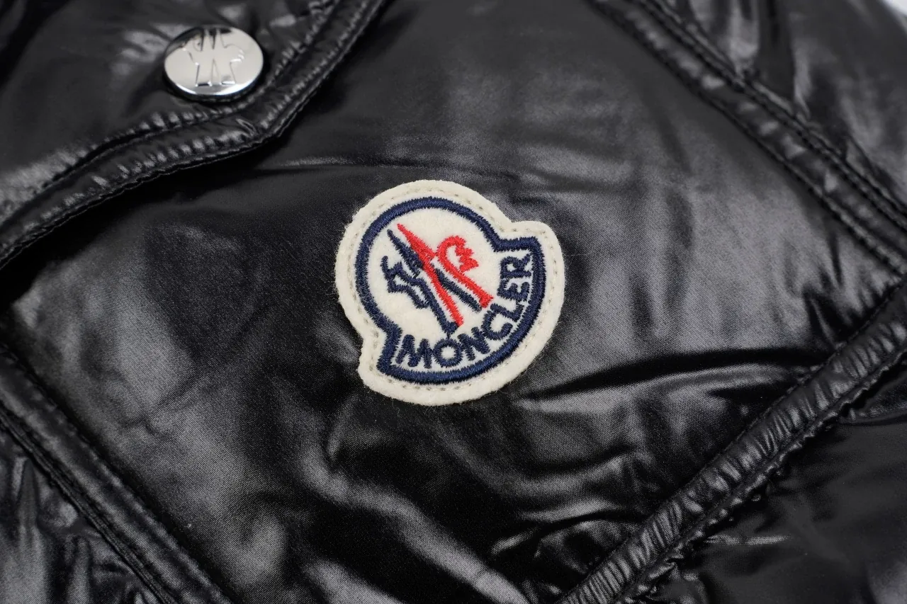 Moncler Black Glossy Maya Long Down Jacket product photo from LabelPicks