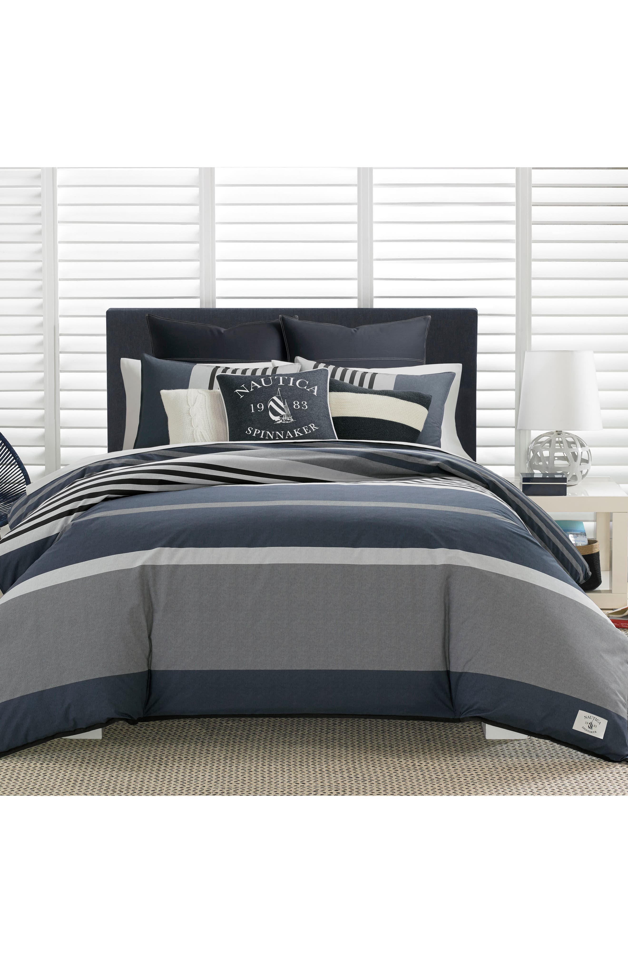 Nautica Rendon Stripe Comforter & Sham Set