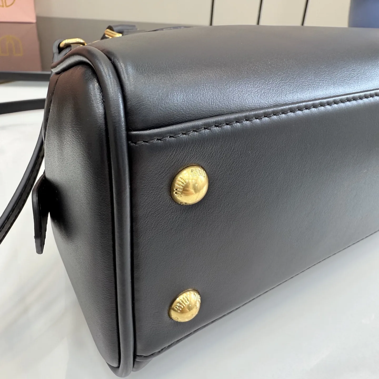 Miu Miu Black Arcadie Top Handle Bag product photo from LabelPicks