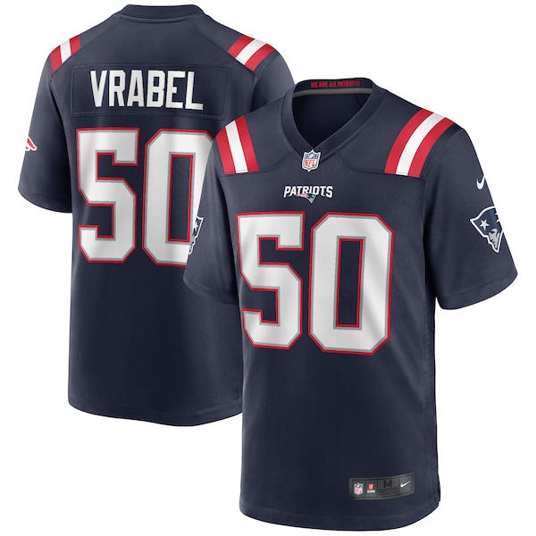 Mike Vrabel New England Patriots Nike Game Retired Player Jersey - Navy