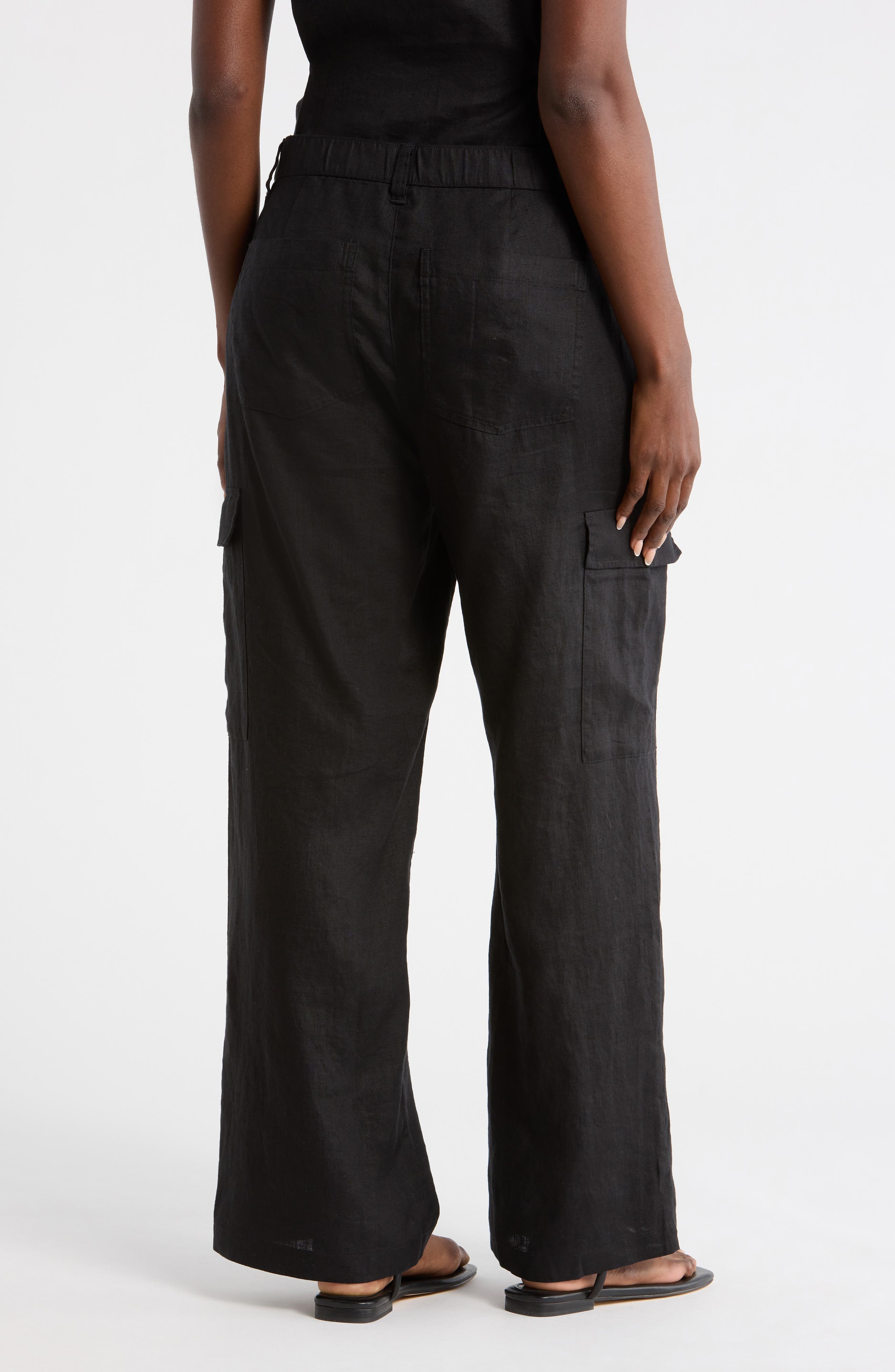 Eileen Fisher Wide Leg Cargo Pants