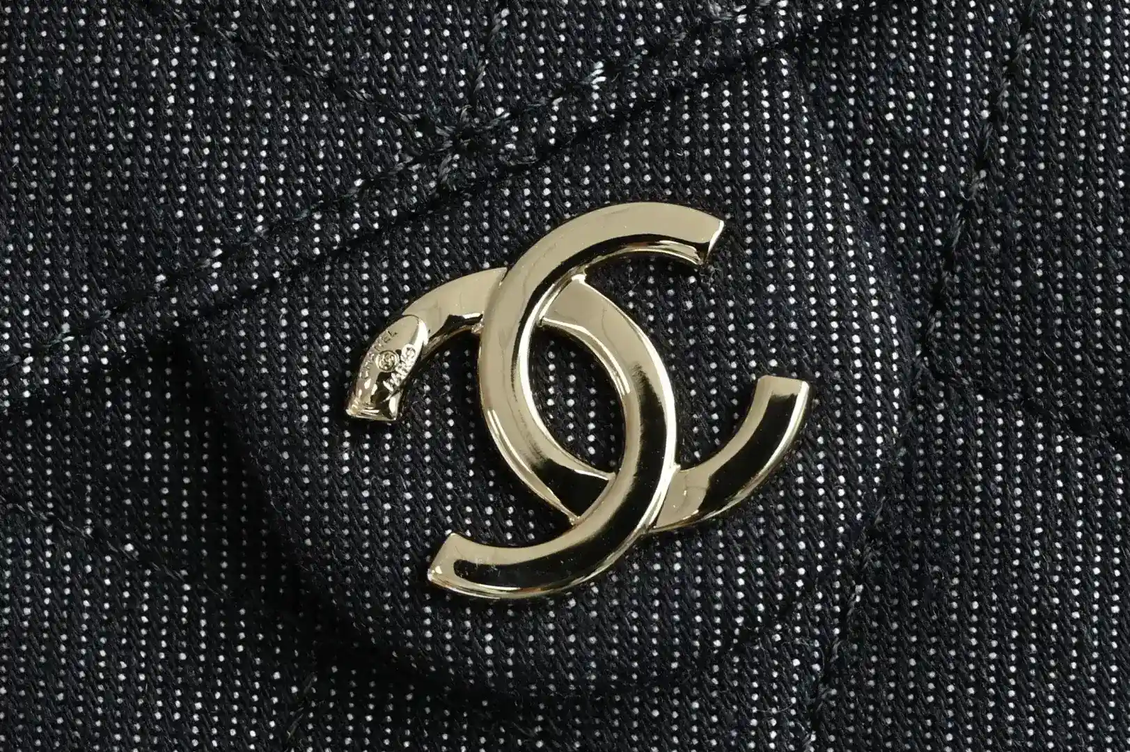 Chanel Navy Denim Top Handle Bag product photo from LabelPicks