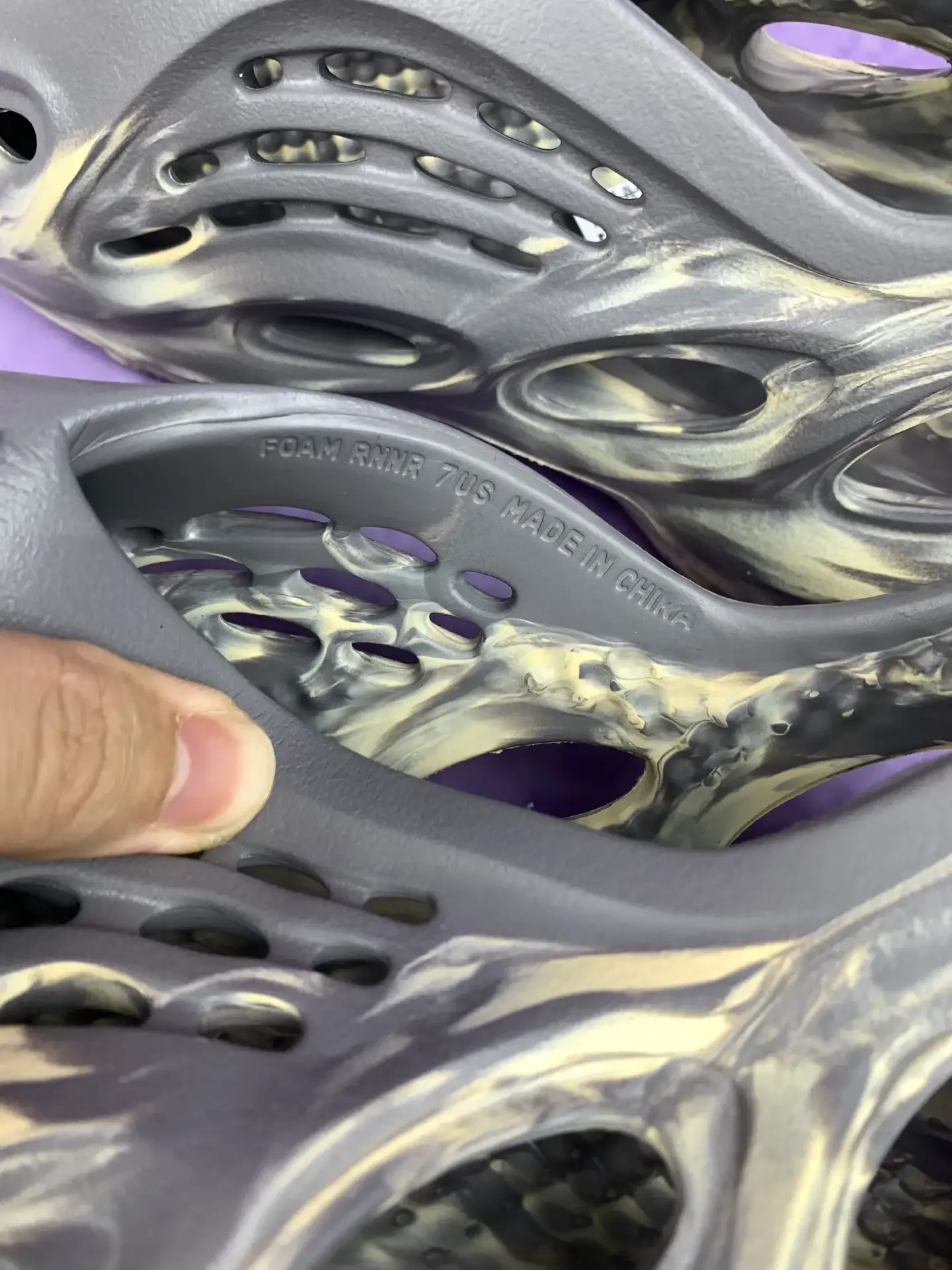 adidas Yeezy Foam Runner MXT Moon Gray Shoes product photo from LabelPicks
